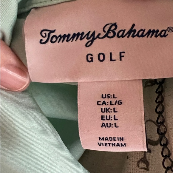 Tommy Bahama Golf Light Green Sleeveless Top and Skort Skirt Set - Picture 2 of 11